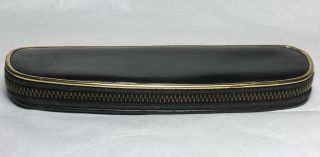 PELIKAN Black & Gold Vintage Pen Pouch For Two Pens 1960 ' s GREAT USER 4