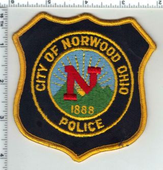 City Of Norwood Police (ohio) 1st Issue Shoulder Patch