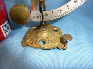 Brass Letter Scale Postal Scales 4 Ounce Capacity 2
