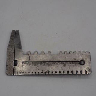 Vintage Brown & Sharpe Metal Adjustable Calipers Tool 4