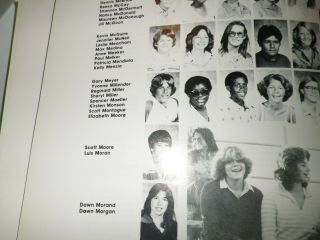 1979/80 RIVERSIDE CAL.  POLY HIGH SCHOOL YEARBOOK CHERYL & REGGIE MILLER LEAF 5