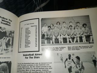 1979/80 RIVERSIDE CAL.  POLY HIGH SCHOOL YEARBOOK CHERYL & REGGIE MILLER LEAF 6