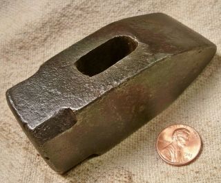 Old Forged Blacksmith 1 Lb 6 Oz Cross Peen Hammer Head Anvil Tool Read