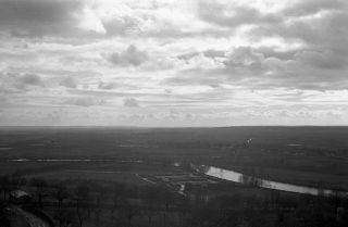 B&w 35mm Negative Ww2 1939 View Over Danube,  Germany