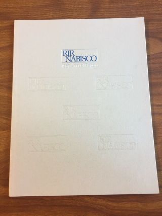 Vintage Rjr Reynolds Nabisco 1987 Annual Report