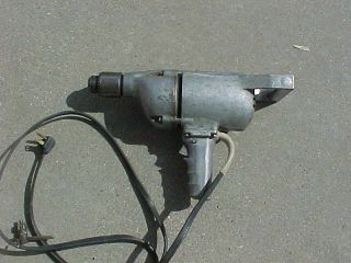 Vintage Sears Dunlap 1/2 " Electric Drill W/key Heavy Duty