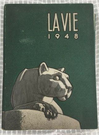Vintage 1948 Penn State College Yearbook La Vie