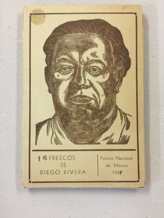 16 Frescos De Diego Rivera Postcard Set Of 16 (1947)