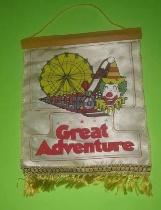 Vintage Six Flags Great Adventure Banner