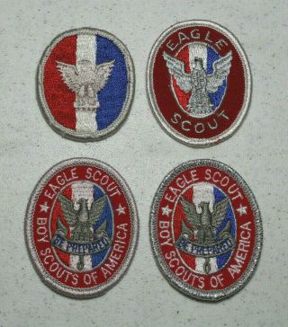 Set Of 4 Eagle Scout Insignia Patches