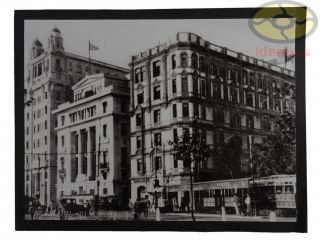Matted 8 " X6 " Old Photograph The Bund British Concession Shanghai China 1930s