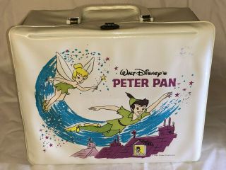 Vintage 1969 Aladdin Peter Pan Vinyl Plastic Lunchbox