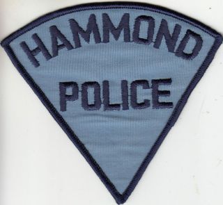 Hammond Police (older Pie Shape) Shoulder Patch Indiana In
