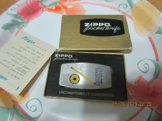 Vintage Zippo Advertising Pocket Knife General Pencil Co Jersey City Nj