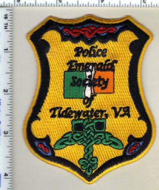 Tidewater Police (virginia) Emerald Society Shoulder Patch