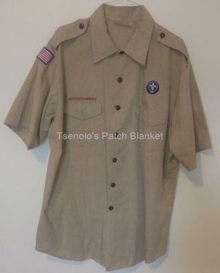 Boy Scout Now Scouts Bsa Uniform Shirt Size Adult X - Large Ss 048