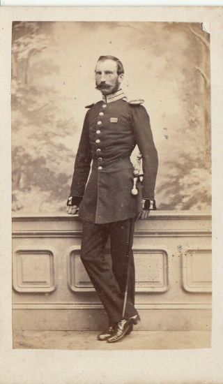 Military Cdv By Aug Kampe Of Aachen