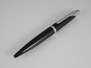 Dunhill Ad1000 Metallic Black Ballpoint Pen Short Size