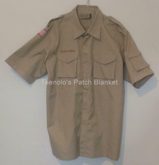Boy Scout Now Scouts Bsa Uniform Shirt Size Adult Large Ss 038