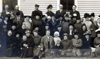 1916 Clay Center Kansas Methodist Church Group Congregation Rppc