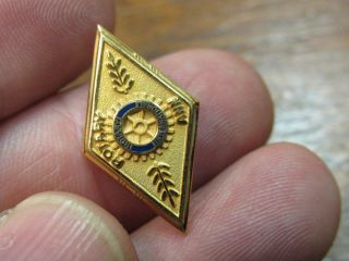Rotay Ann Fraternal International Gold Filled Pin (18l2)