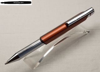 Rotring Newton Metal Ballpoint Pen (twist Mechanism) Style In Copper - Silver