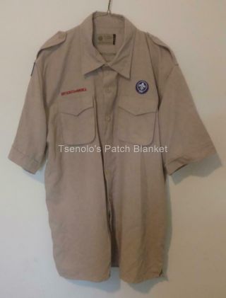 Boy Scout Now Scouts Bsa Uniform Shirt Size Adult Large Ss 045
