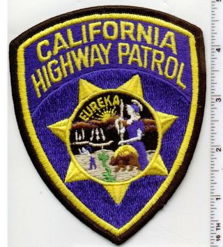 California Highway Patrol - Shoulder Patch From The 1980 
