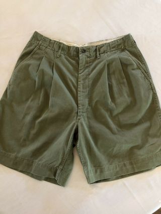 Authentic Vintage 1940’s - 1950’s Boy Scout Shorts Sz 34