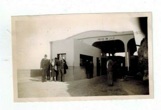 Vintage Photo B&w Border Palestine Syria 1940 Velox