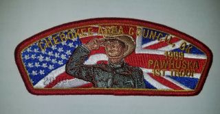 Boy Scout Cherokee Area Council Oklahoma 1909 Pawhuska 1st Troop Csp/sap Sa - 25