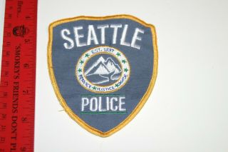 Wa: Seattle Police Tv Prop Patch - Uniform Take Off