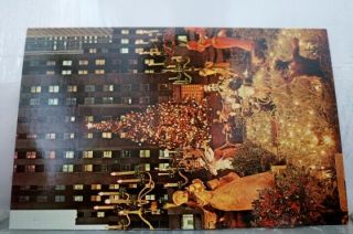York Ny Nyc Christmas Rockefeller Center Postcard Old Vintage Card View Post