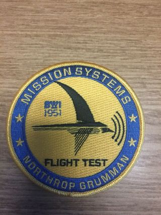 Northrop Grumman Flight Test Patch Mission Systems