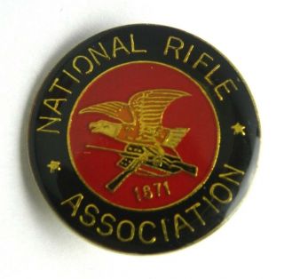 National Rifle Association Nra Vintage Lapel Pin 1 " Tall 1 " Wide