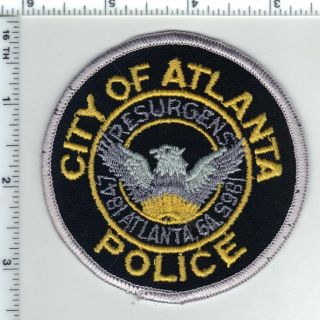 City Of Atlanta Police (georgia) Shoulder Patch - From The 1980 
