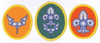 Scouts Of China (taiwan) - Boy Scout Membership,  1st & 2nd Class Rank Award Set
