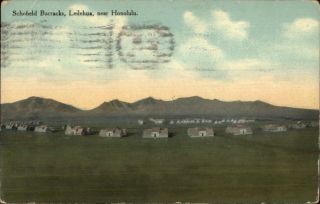 Near Honolulu Hi Schofield Barracks Leilehua 1910 Postcard