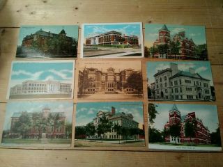 42 Old Postcards Of Schools In Peoria Illinois