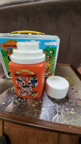 The Funtastic World Of Hanna Barbera Metal Lunch Box w/Thermos 1977 3