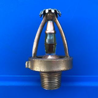 Vintage 1935 Fire Sprinkler Grinnell - Brass Mather & Platt - Very Rare