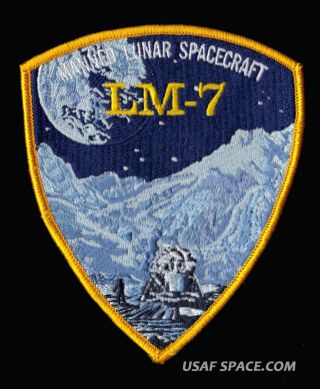 Grumman Lm - 7 Apollo 13 - Lunar Module Aquarius - 4x47/8 " Ab Emblem Space Patch