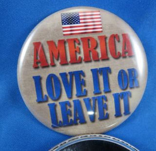Of 22 America Love It Or Leave It Buttons Usa Flag Gop Trump 2020