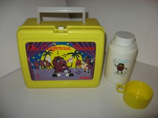 Vintage 1988 The California Raisins Thermos Lunch Box with Thermos 4