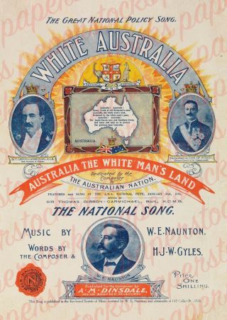 C.  1903 Australia The White Man 