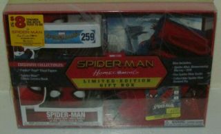 Funko Pop Spider - Man Upside Down 259 Homecoming Limited Edition Gift Box Blu Ray