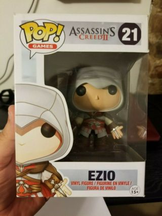 Funko Pop Games 21 Ezio Assassins Creed 2 In Soft Protector