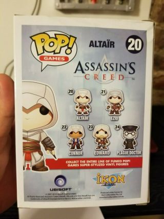 Funko Pop Games 20 Altair Assassins Creed in Soft Protector 3