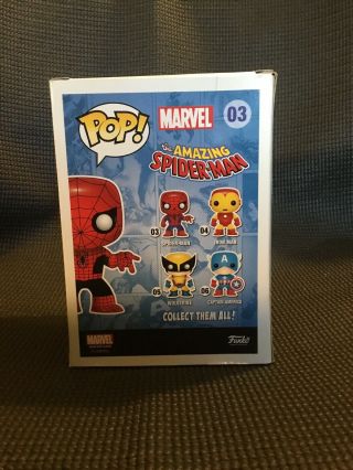 Pop Marvel Spiderman 03 Hot Topic Exclusive 3