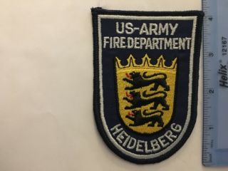 Us Army Fire Department Heidelberg Germany